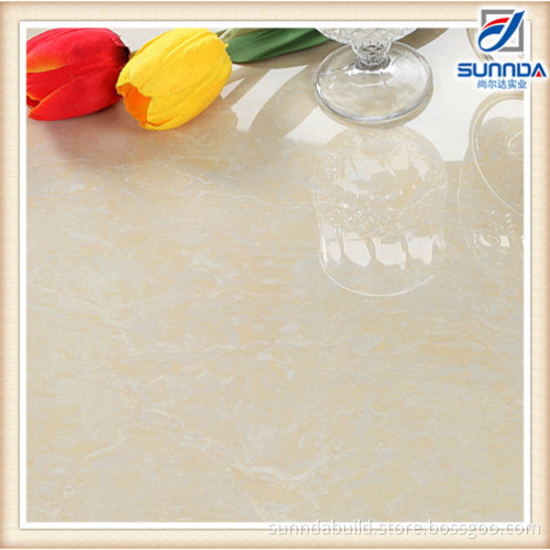 Porcelanato polished white and yellow and brown pulati floor and wall tile 60x60